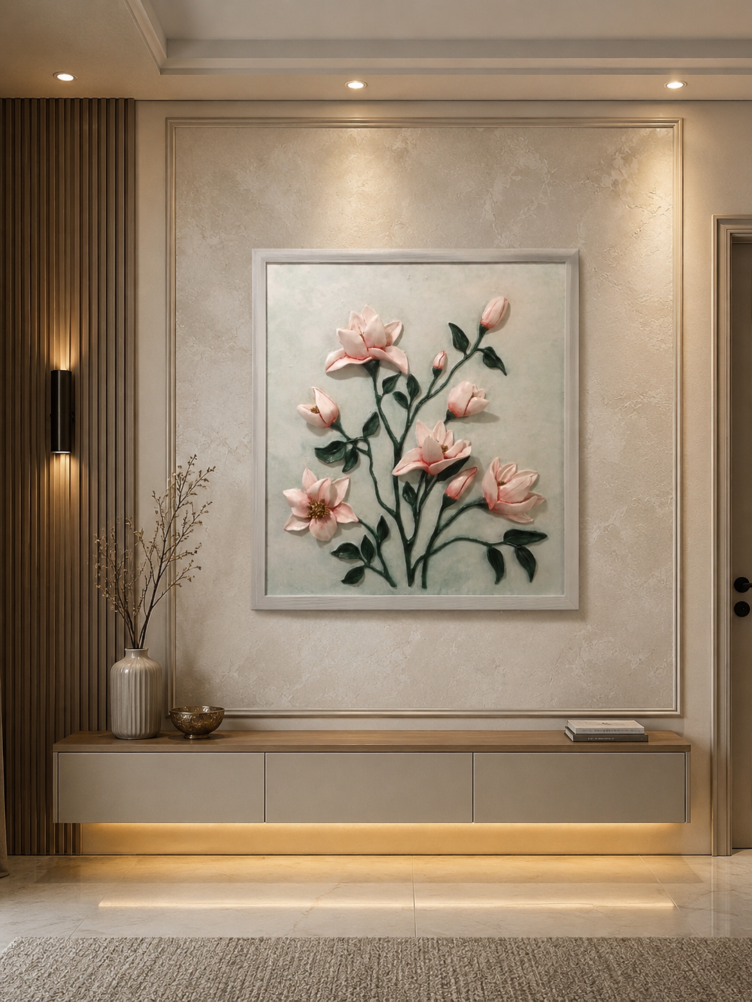 تابلوبرجسته گل زیبا